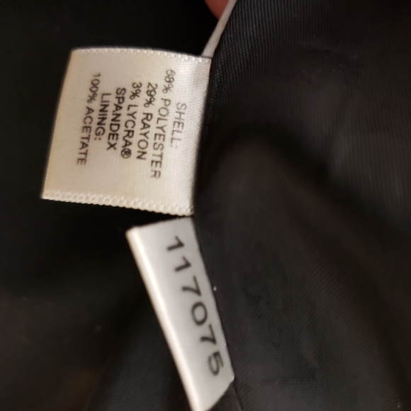 LOFT black full A-line office skirt, size 8, GUC - Picture 5 of 11